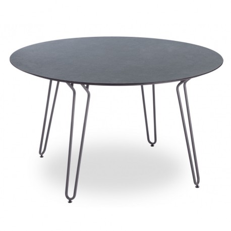 Table Ramatuelle Ø130 cm pieds métal