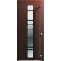 Porte entrée aluminium avec vitrages optimisés