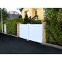 Portail contemporain plein en PVC